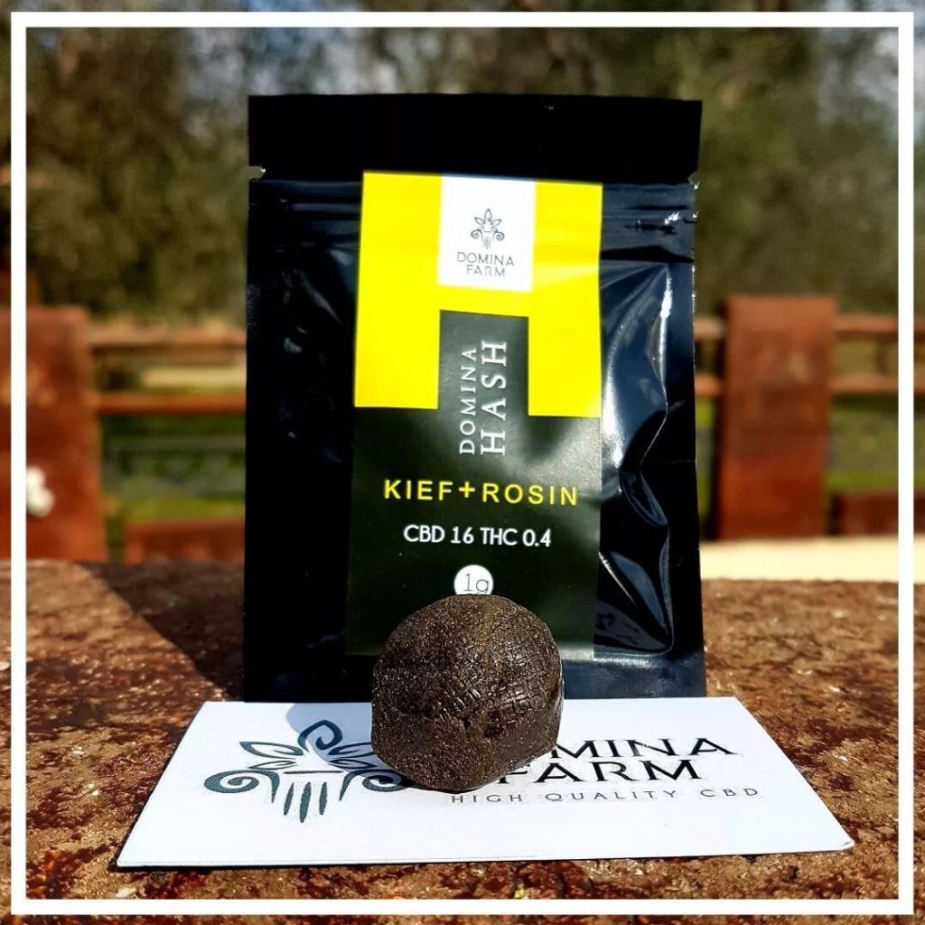 KIEF ROSIN CBD HASH Domina Farm - Cannabis light Italia Shop