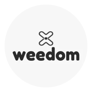 logo weedom cannabis brand
